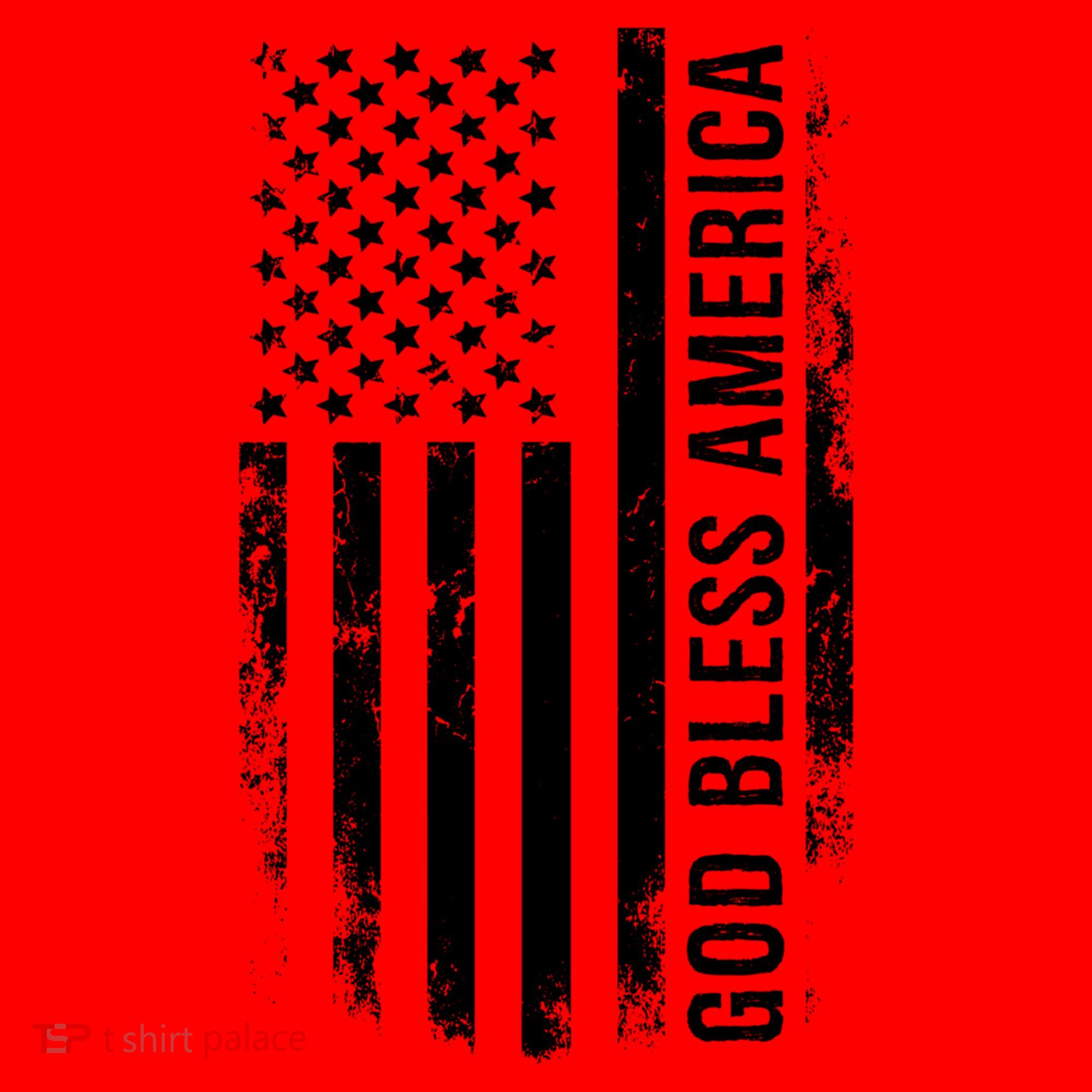 God Bless America Us Flag Cool Gift Santa Hat