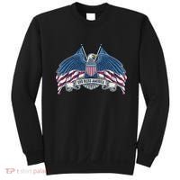 God Bless America Patriotic American Eagle USA Flag Sweatshirt thumb 0
