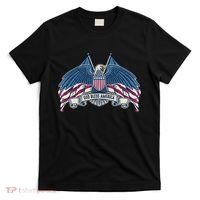 God Bless America Patriotic American Eagle USA Flag T-Shirt thumb 0