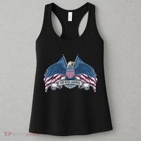 God Bless America Patriotic American Eagle USA Flag Women's Tank Top thumb 3
