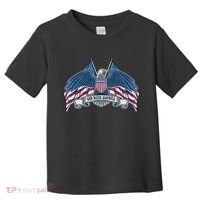 God Bless America Patriotic American Eagle USA Flag Toddler T-Shirt thumb 0