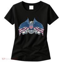 God Bless America Patriotic American Eagle USA Flag Women's T-Shirt thumb 0