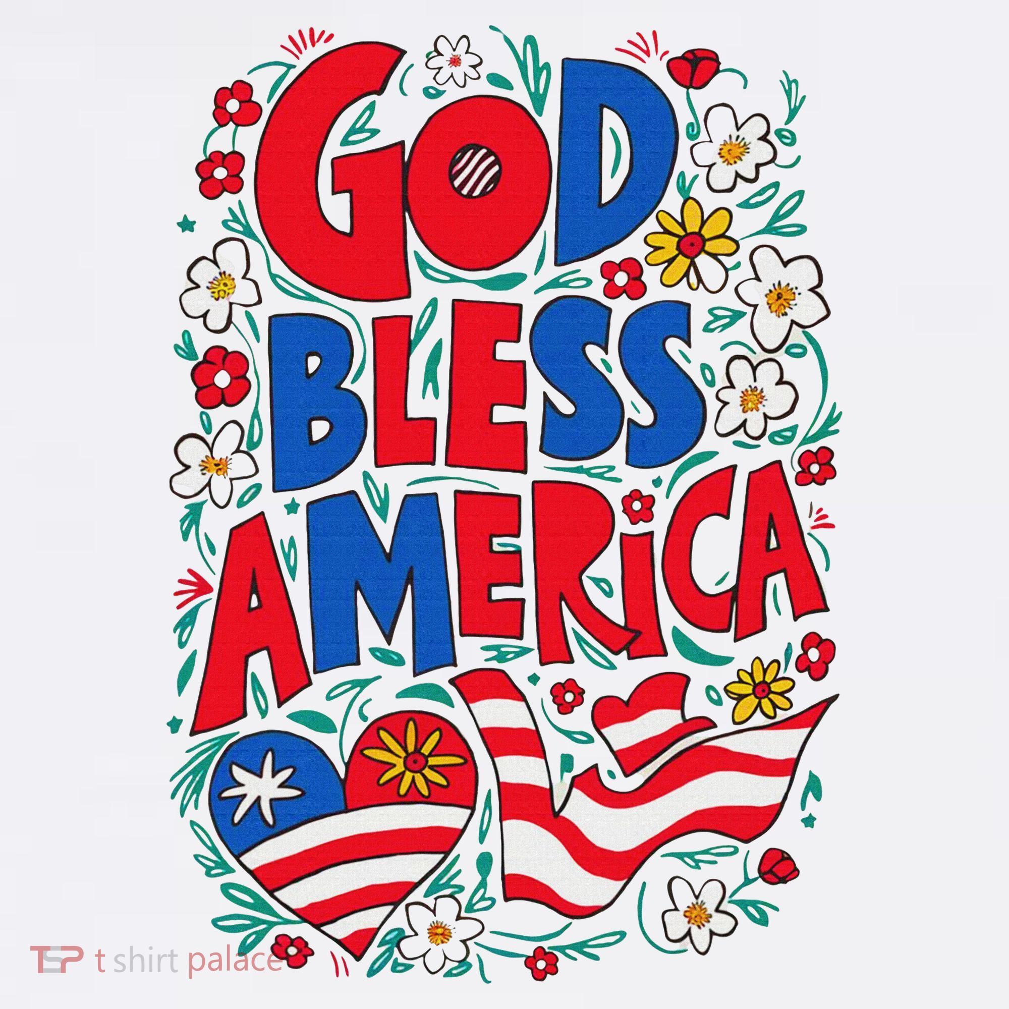 God Bless America Patriotic Usa Flag Christian 4th Of July Women's Tank Top