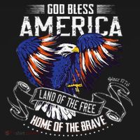 God Bless America Land Of The Free Because Of The Brave T-Shirt thumb 7