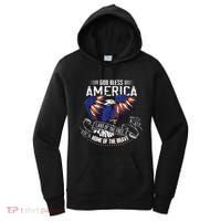 God Bless America Land Of The Free Because Of The Brave Women's Hoodie thumb 0