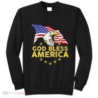 God Bless America Patriotic Bald Eagle United States Sweatshirt thumb 0