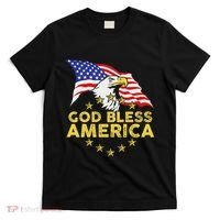 God Bless America Patriotic Bald Eagle United States T-Shirt thumb 0