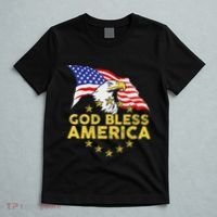God Bless America Patriotic Bald Eagle United States T-Shirt thumb 5
