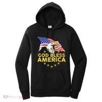 God Bless America Patriotic Bald Eagle United States Women's Hoodie thumb 0