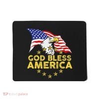 God Bless America Patriotic Bald Eagle United States Mousepad thumb 0