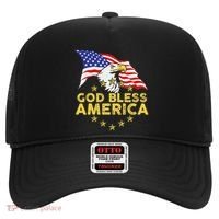 God Bless America Patriotic Bald Eagle United States Hat thumb 0