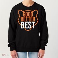 Good Better Best Bear Outline Motivation Women's Sweatshirt thumb 0