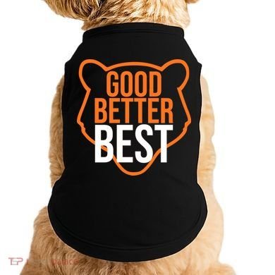 Good Better Best Bear Outline Motivation Doggie Tank