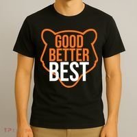 Good Better Best Bear Outline Motivation T-Shirt thumb 3