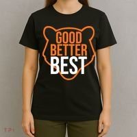 Good Better Best Bear Outline Motivation T-Shirt thumb 4