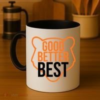Good Better Best Bear Outline Motivation Coffee Mug thumb 4
