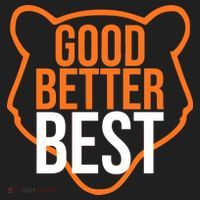 Good Better Best Bear Outline Motivation Beanie thumb 2