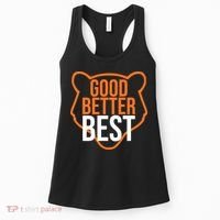 Good Better Best Bear Outline Motivation Women's Tank Top thumb 0