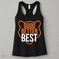 Good Better Best Bear Outline Motivation Women's Tank Top thumb 3