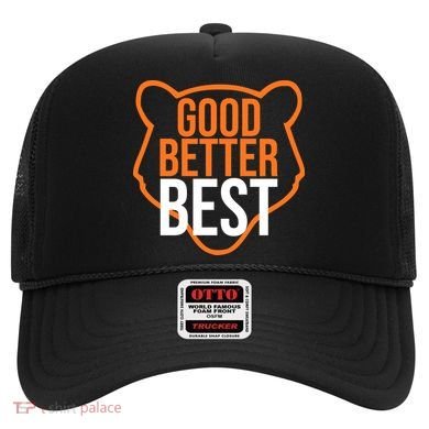 Good Better Best Bear Outline Motivation Hat