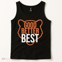 Good Better Best Bear Outline Motivation Tank Top thumb 2