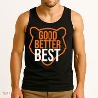 Good Better Best Bear Outline Motivation Tank Top thumb 3