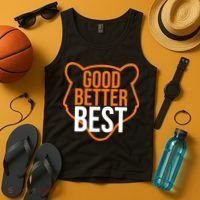 Good Better Best Bear Outline Motivation Tank Top thumb 4