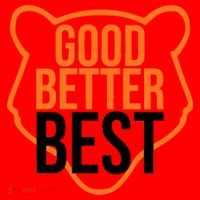 Good Better Best Bear Outline Motivation Santa Hat thumb 1