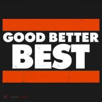 Good Better Best Slogan Bears Football Ornament thumb 1