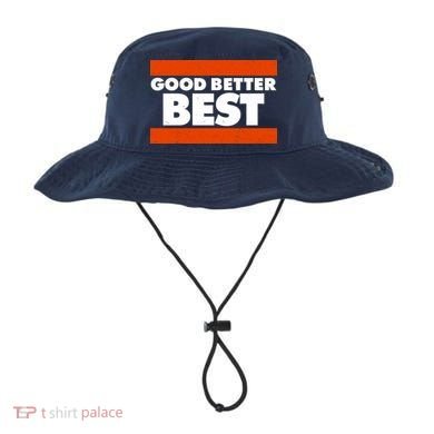 Good Better Best Slogan Bears Football Bucket Hat