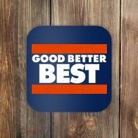 Good Better Best Slogan Bears Football Coaster thumb 0