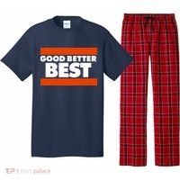 Good Better Best Slogan Bears Football Pajama Set thumb 0