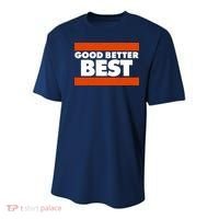 Good Better Best Slogan Bears Football Youth Performance Sprint T-Shirt thumb 0