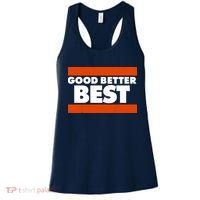 Good Better Best Slogan Bears Football Women's Tank Top thumb 0