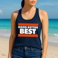 Good Better Best Slogan Bears Football Women's Tank Top thumb 2