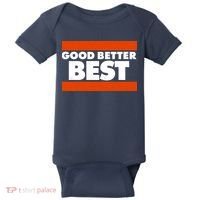 Good Better Best Slogan Bears Football Baby Bodysuit thumb 0