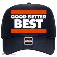 Good Better Best Slogan Bears Football Hat thumb 0