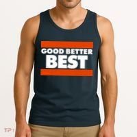 Good Better Best Slogan Bears Football Tank Top thumb 3