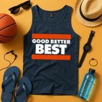 Good Better Best Slogan Bears Football Tank Top thumb 4