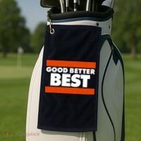 Good Better Best Slogan Bears Football Golf Towel thumb 2