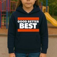 Good Better Best Slogan Bears Football Kids Hoodie thumb 3