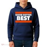 Good Better Best Slogan Bears Football Kids Hoodie thumb 4