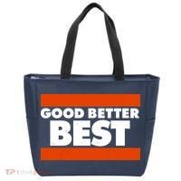 Good Better Best Slogan Bears Football Tote Bag thumb 0