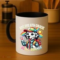 Graduation Bye Bye 6th Grade Hello 7th Grade Hello Summer Gift Coffee Mug thumb 4