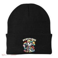 Graduation Bye Bye 6th Grade Hello 7th Grade Hello Summer Gift Beanie thumb 0