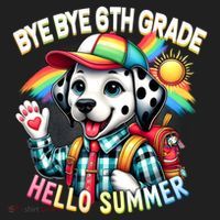 Graduation Bye Bye 6th Grade Hello 7th Grade Hello Summer Gift Hat thumb 2