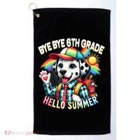 Graduation Bye Bye 6th Grade Hello 7th Grade Hello Summer Gift Golf Towel thumb 0