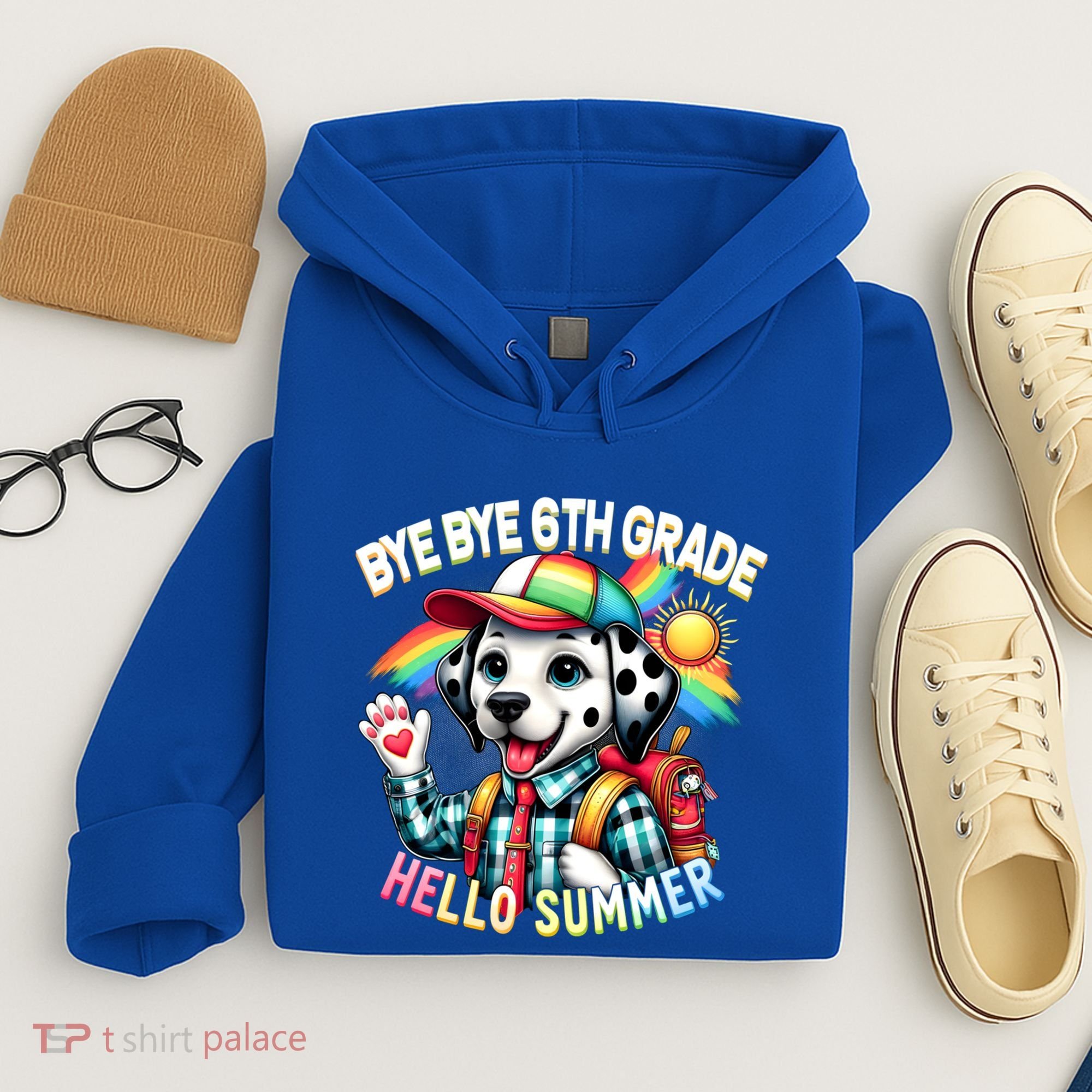 Graduation Bye Bye 6th Grade Hello 7th Grade Hello Summer Gift Hoodie