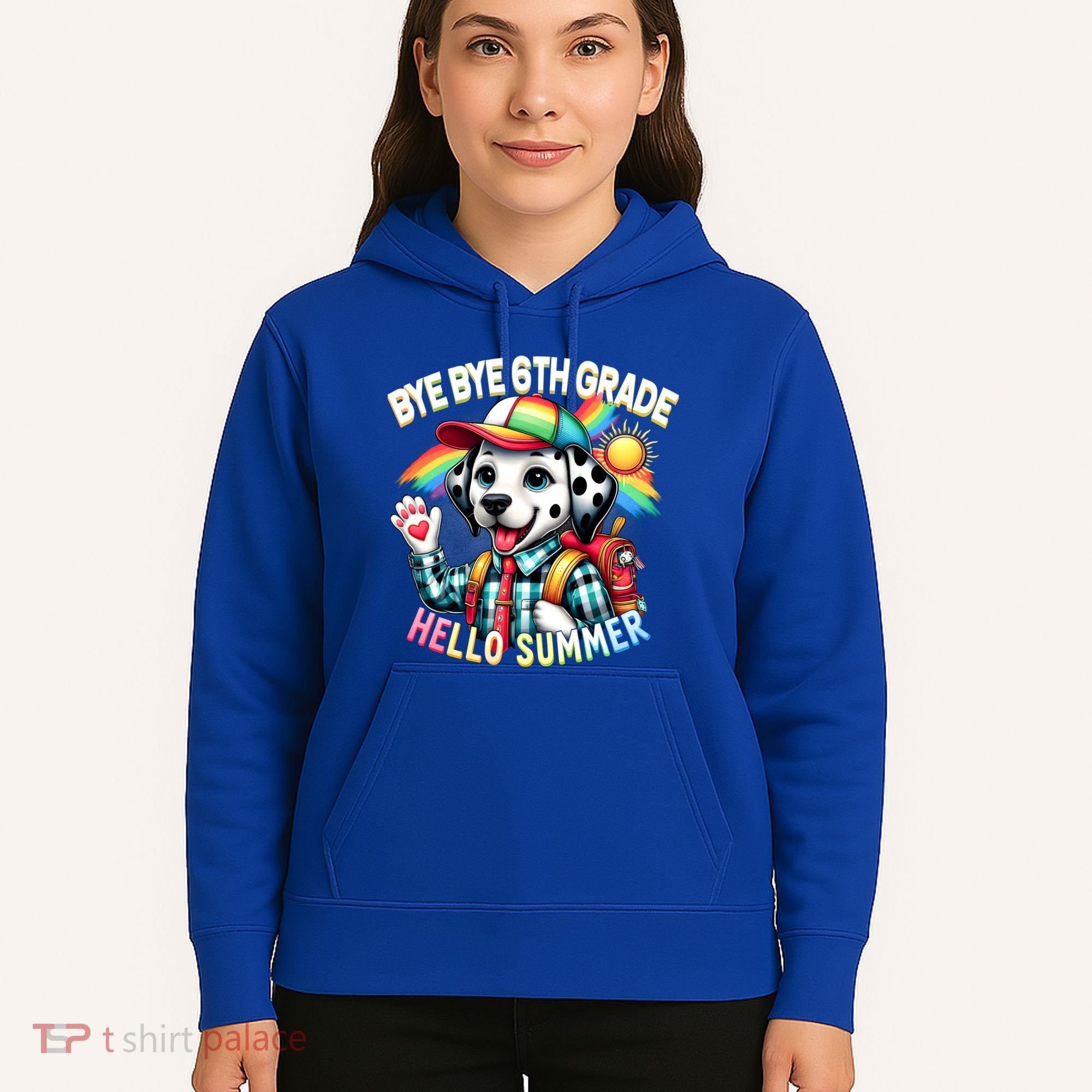 Graduation Bye Bye 6th Grade Hello 7th Grade Hello Summer Gift Hoodie