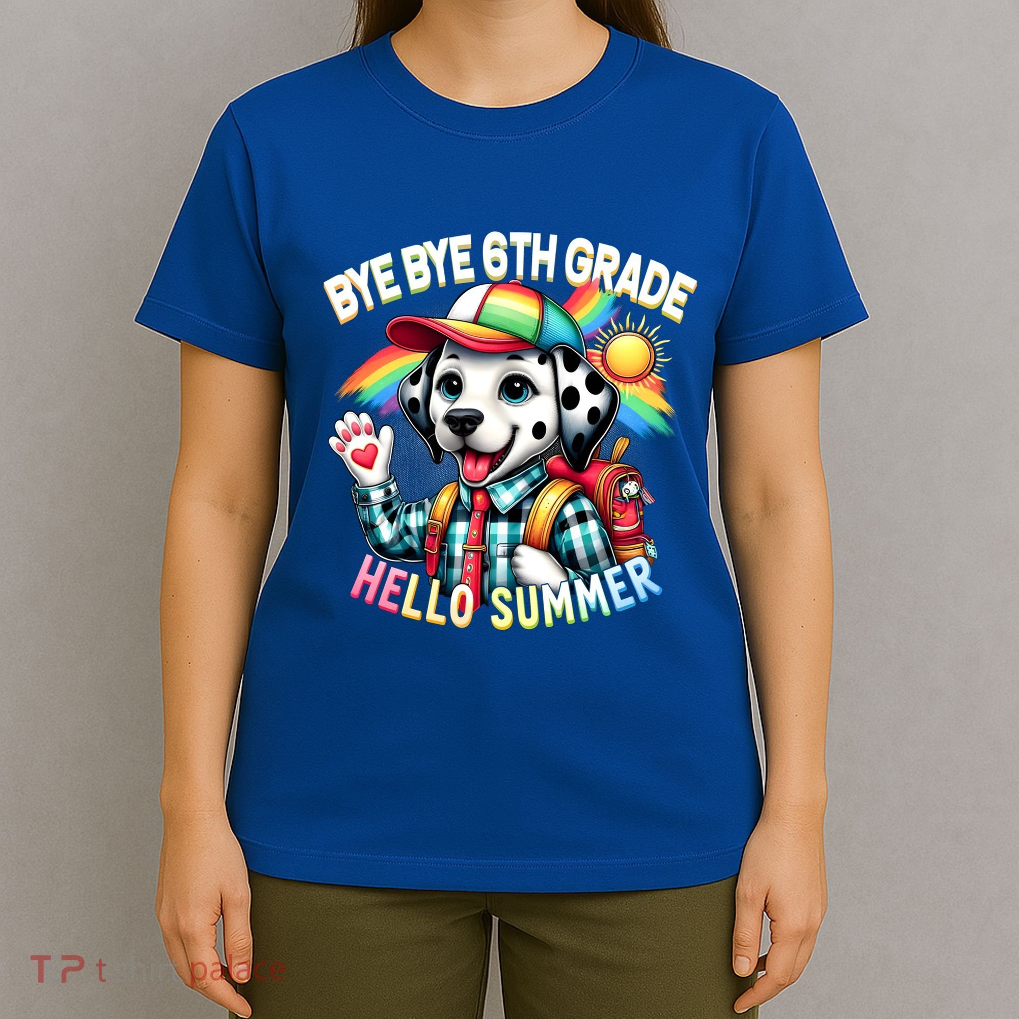 Graduation Bye Bye 6th Grade Hello 7th Grade Hello Summer Gift T-Shirt